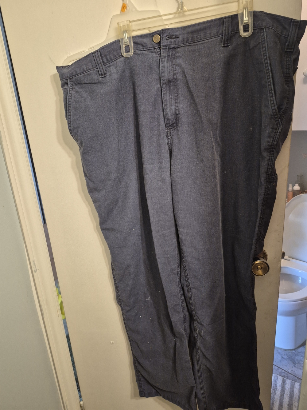 Carhartt Men's Navy Blue Cargo Pants